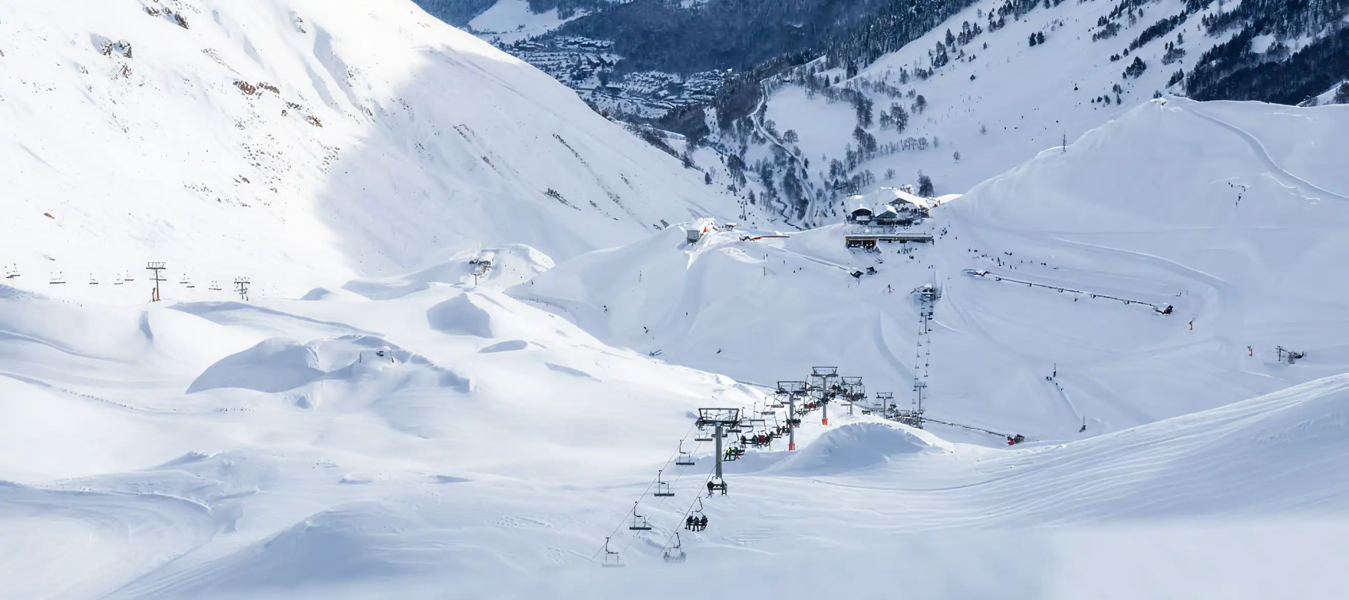 Photo du Cirque du lys enneigé
